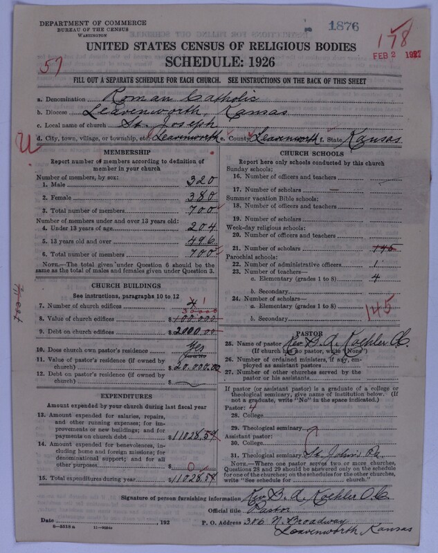 Scan of Roman Catholic Church: 1876