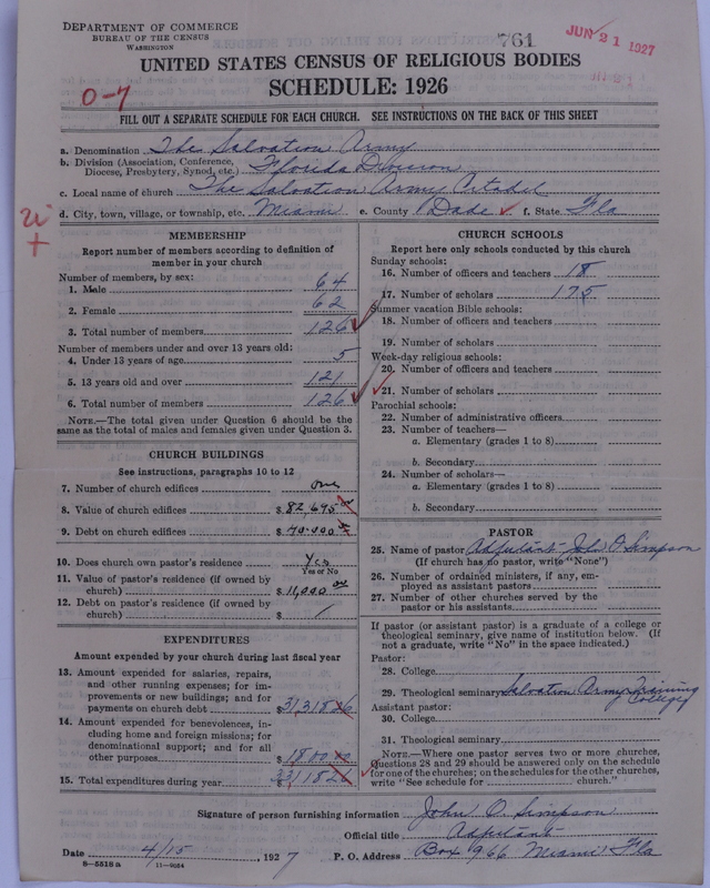 Scan of Salvation Army: 761