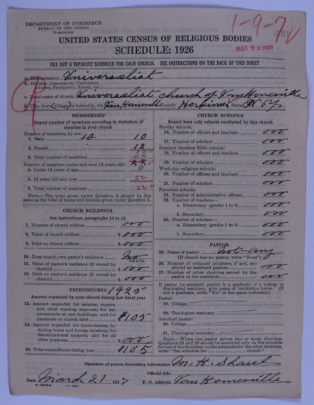 Scan of Universalist Church: 230
