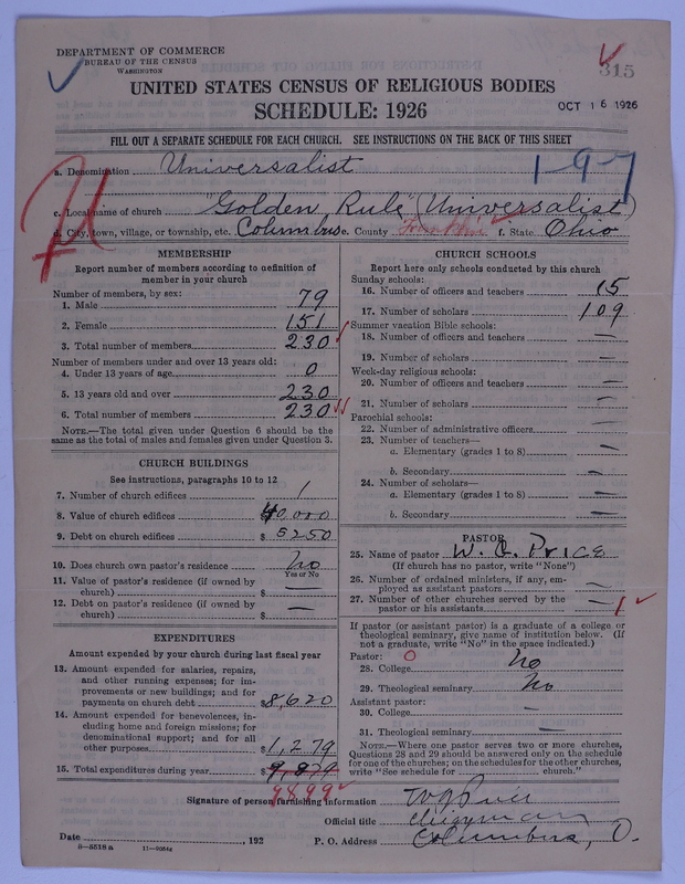 Scan of Universalist Church: 315