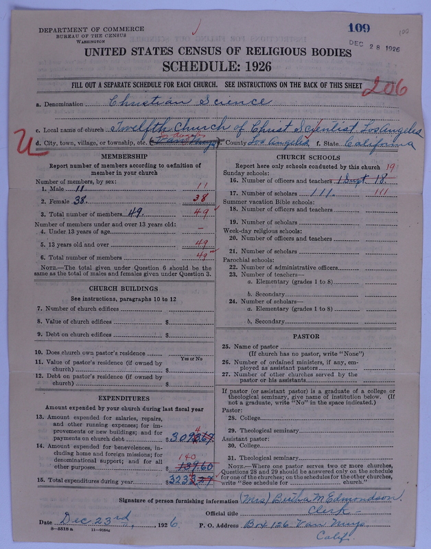 Scan of Church of Christ, Scientist: 109