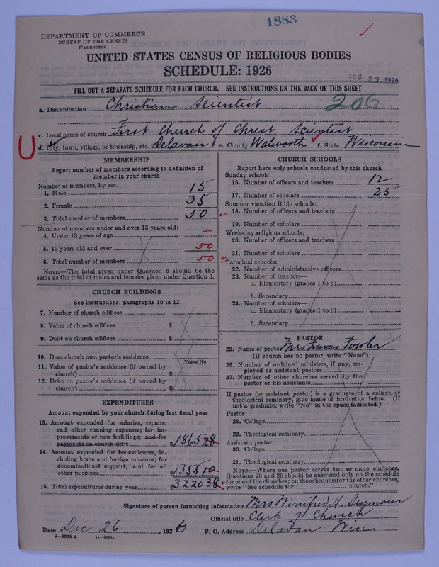 Scan of Church of Christ, Scientist: 1883