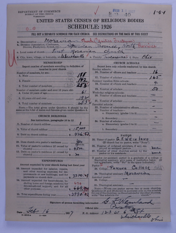 Scan of Moravian Church in America: 40