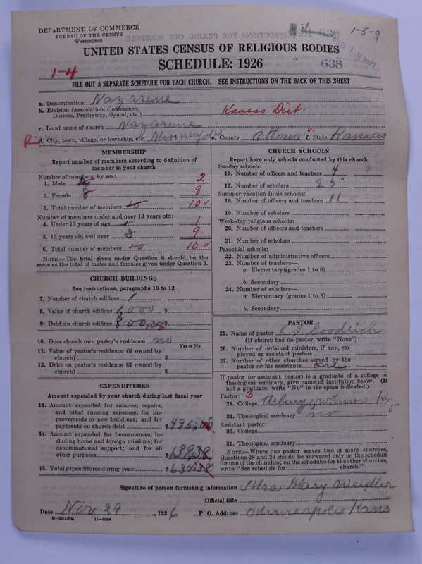 Scan of Church of the Nazarene: 638