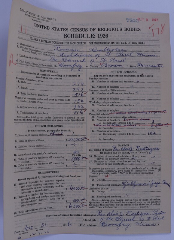 Scan of Roman Catholic Church: 7652