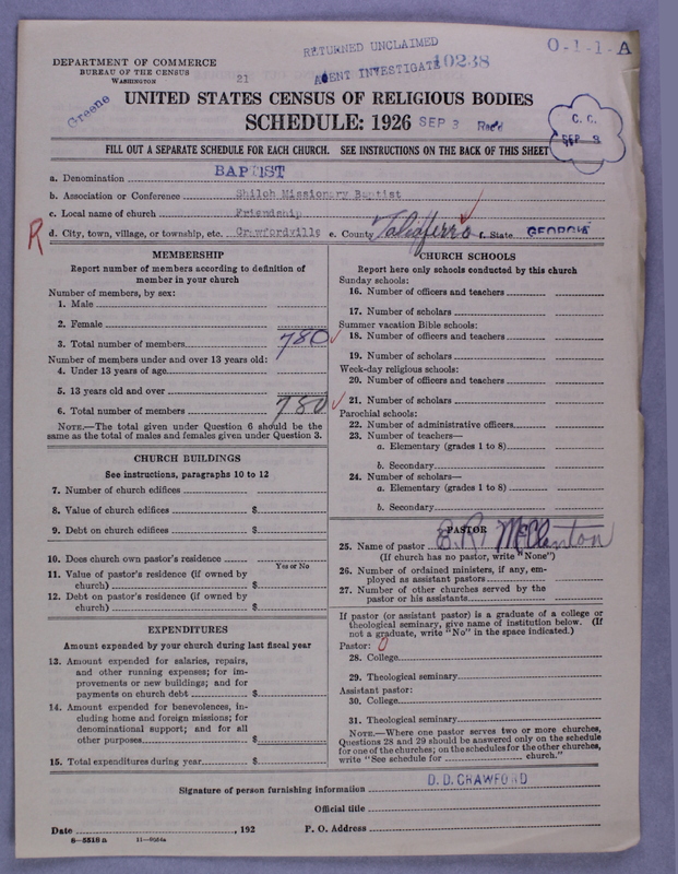 Scan of Negro Baptists: 10238