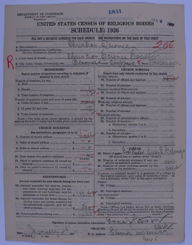 Scan of Church of Christ, Scientist: 1831