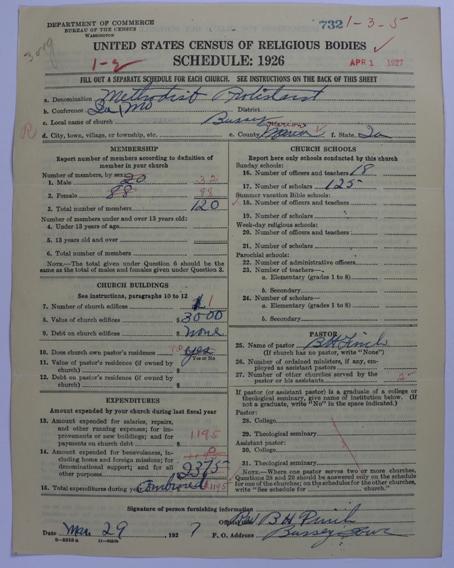 Scan of Methodist Protestant Church: 732