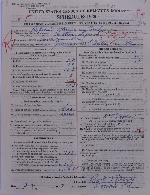 Scan of Reformed Church in the United States: 289