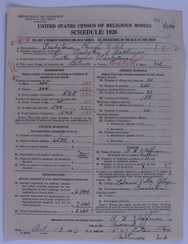 Scan of Presbyterian Church in the United States of America: 6197