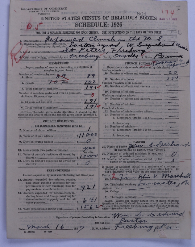 Scan of Reformed Church in the United States: 801