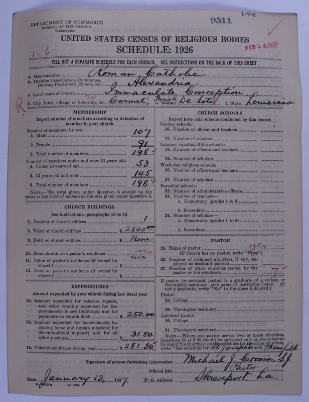 Scan of Roman Catholic Church: 9511