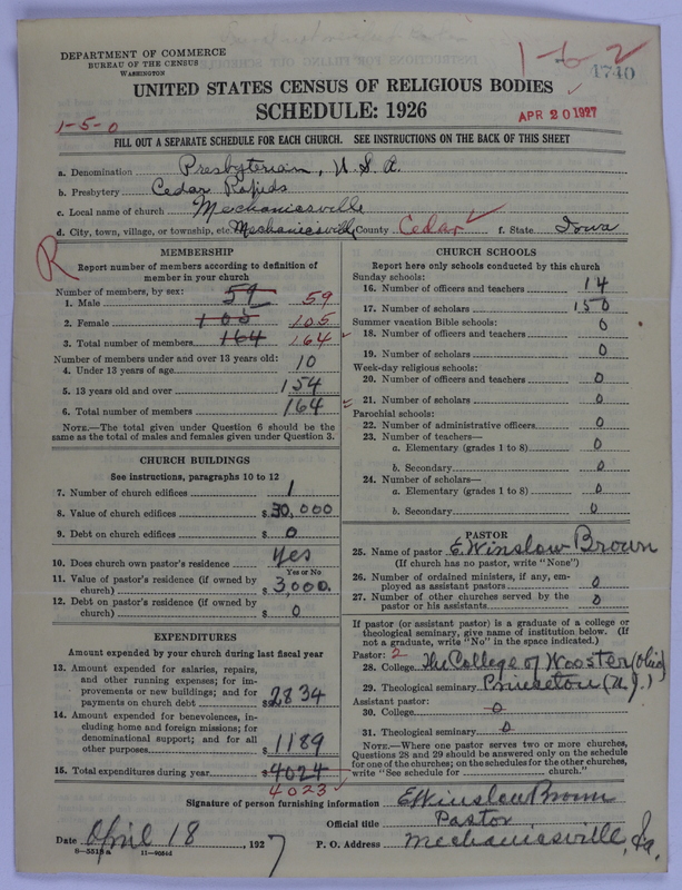 Scan of Presbyterian Church in the United States of America: 4740