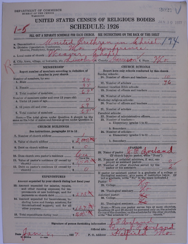 Scan of Church of the United Brethren in Christ: 2027