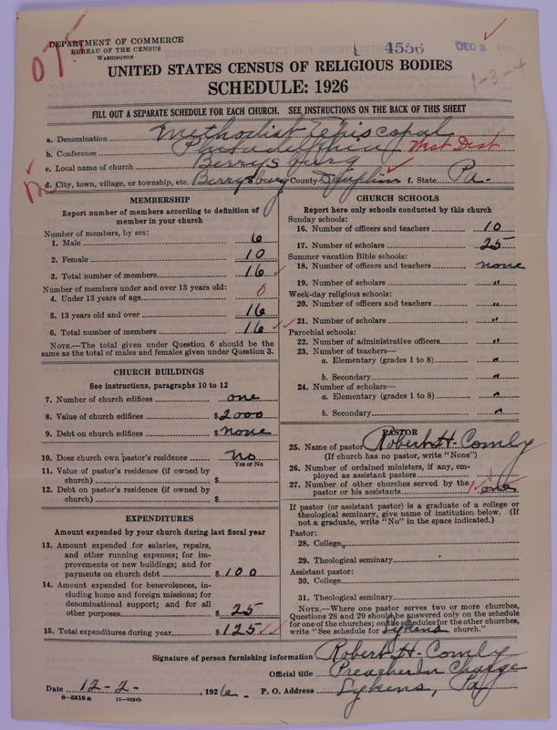 Scan of Methodist Episcopal Church: 4556