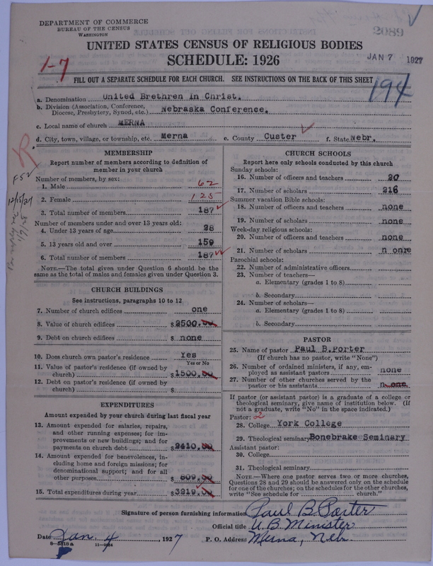 Scan of Church of the United Brethren in Christ: 2089