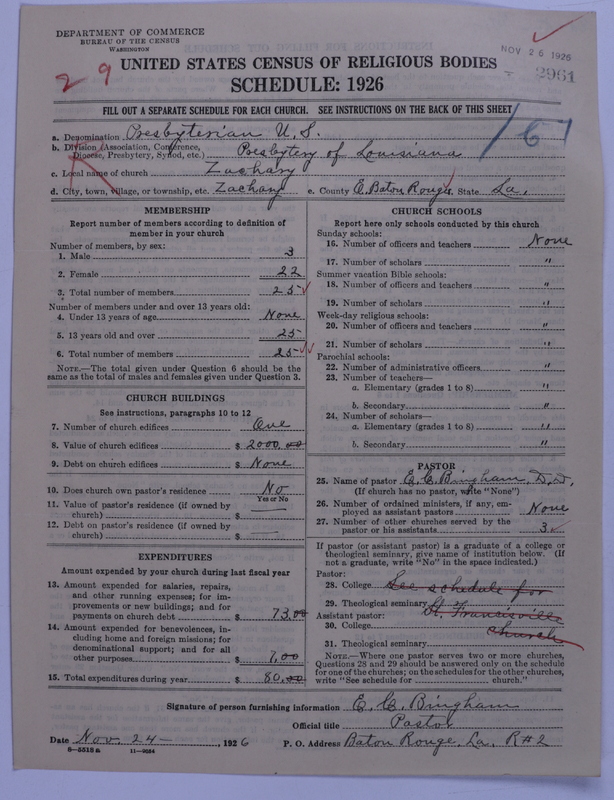 Scan of Presbyterian Church in the United States: 2961
