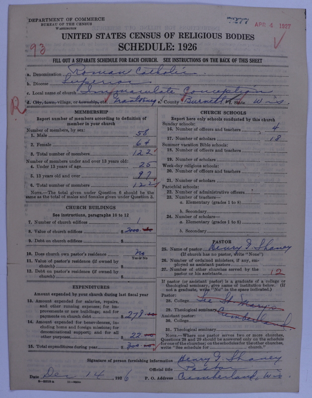 Scan of Roman Catholic Church: 7277