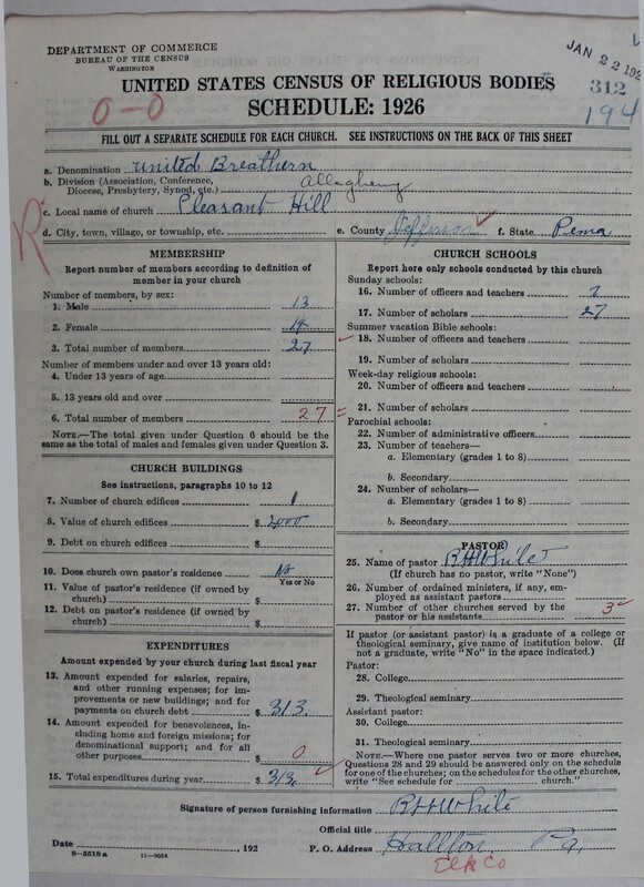Scan of Church of the United Brethren in Christ: 312