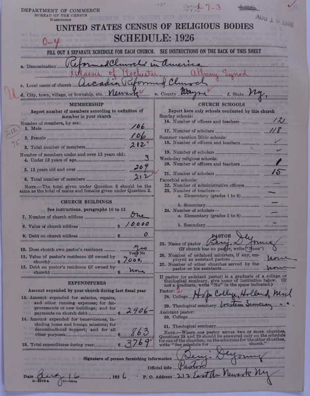Scan of Reformed Church in America: 272