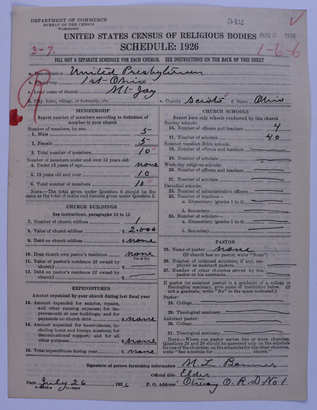Scan of United Presbyterian Church of North America: 542