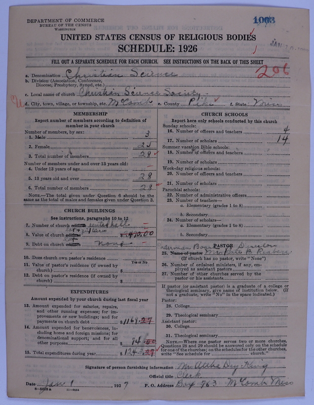 Scan of Church of Christ, Scientist: 1003