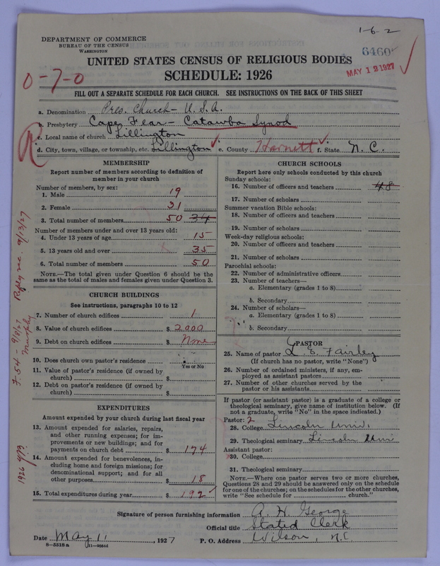 Scan of Presbyterian Church in the United States of America: 6460