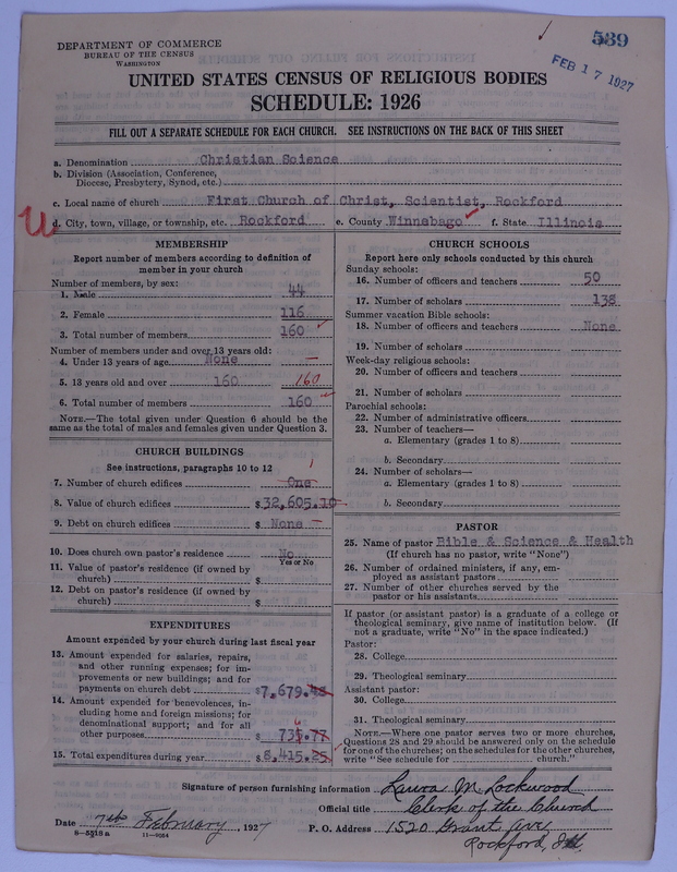 Scan of Church of Christ, Scientist: 539