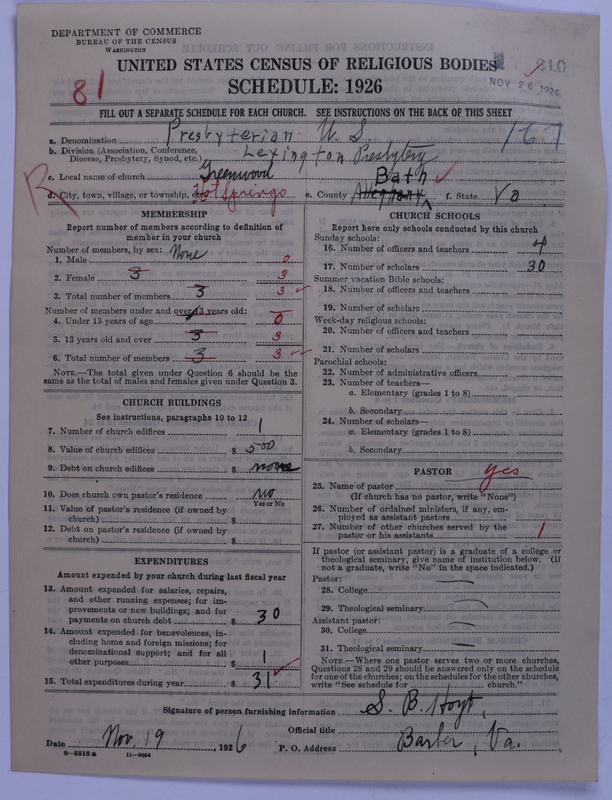 Scan of Presbyterian Church in the United States: 210