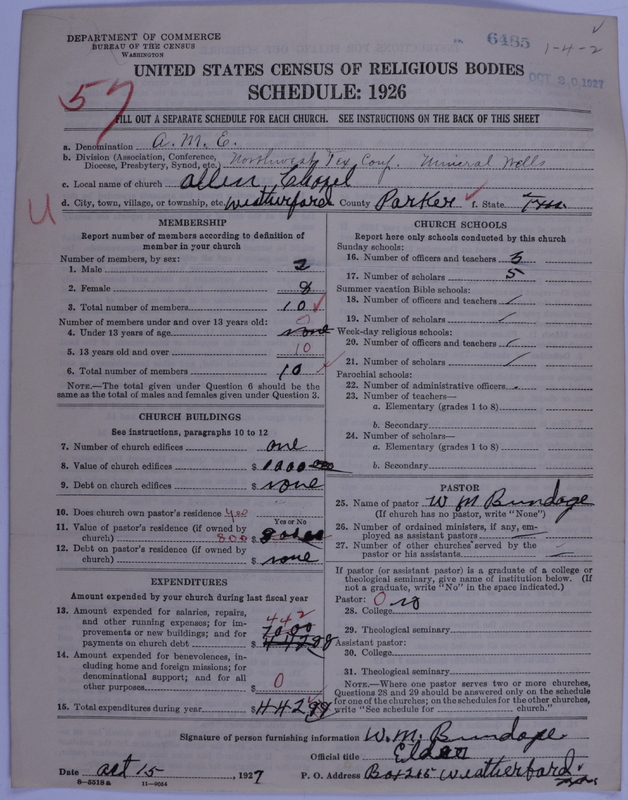 Scan of African Methodist Episcopal Church: 6485