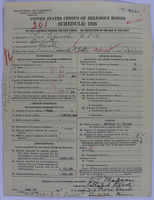 Scan of Presbyterian Church in the United States of America: 4640