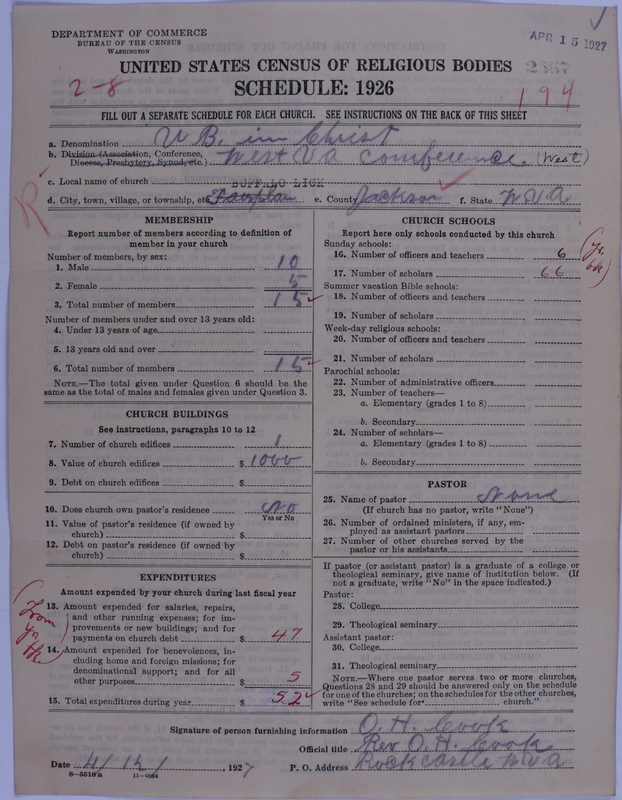 Scan of Church of the United Brethren in Christ: 2567