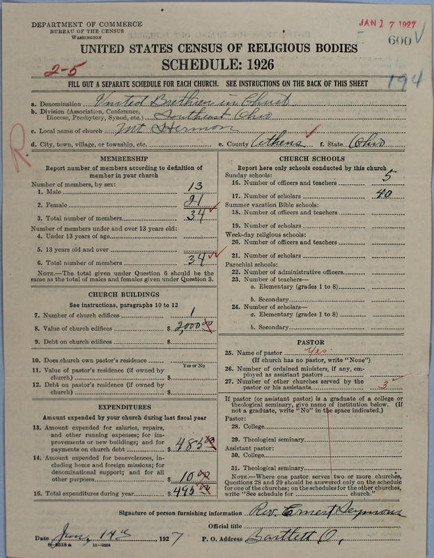 Scan of Church of the United Brethren in Christ: 600