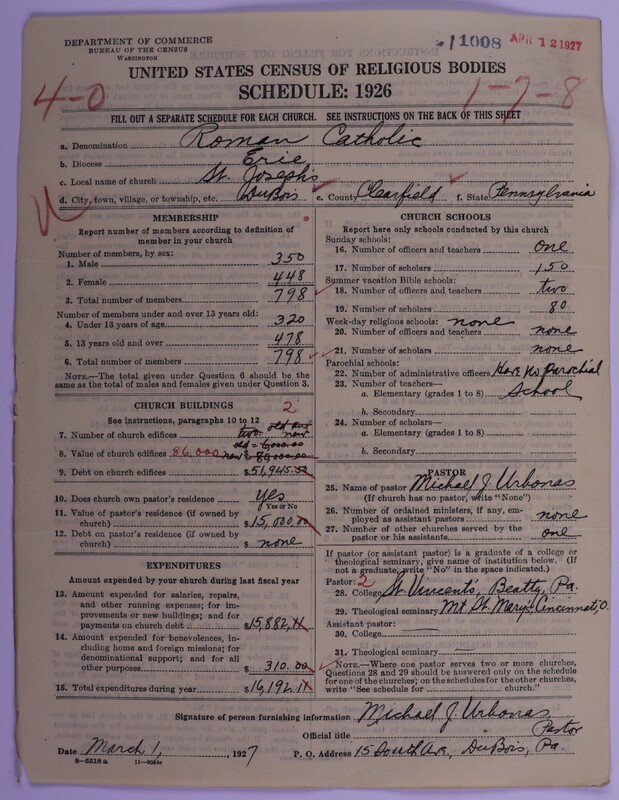 Scan of Roman Catholic Church: 11008