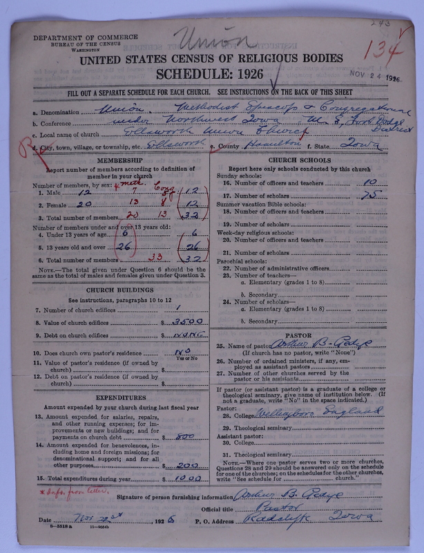 Scan of Federated Churches: 243
