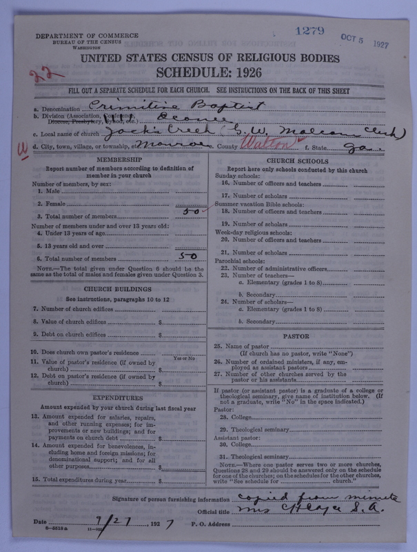Scan of Primitive Baptists: 1279