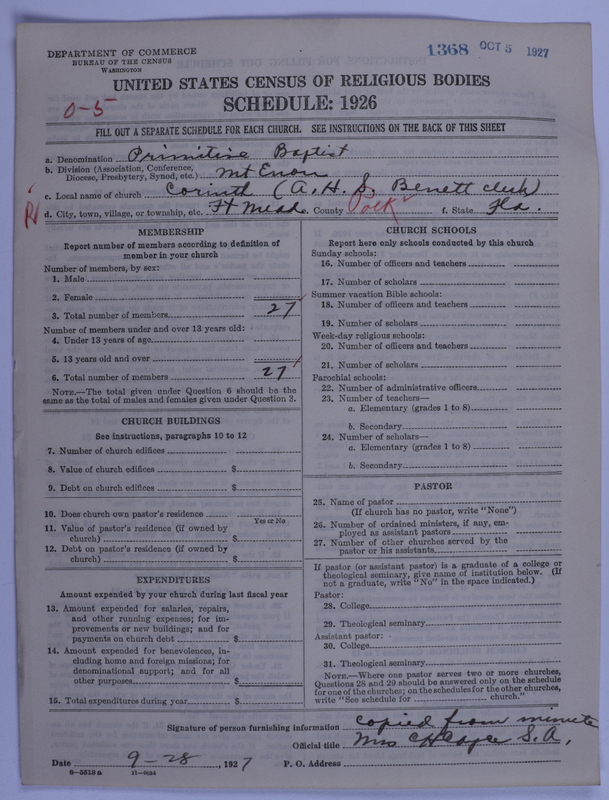 Scan of Primitive Baptists: 1368