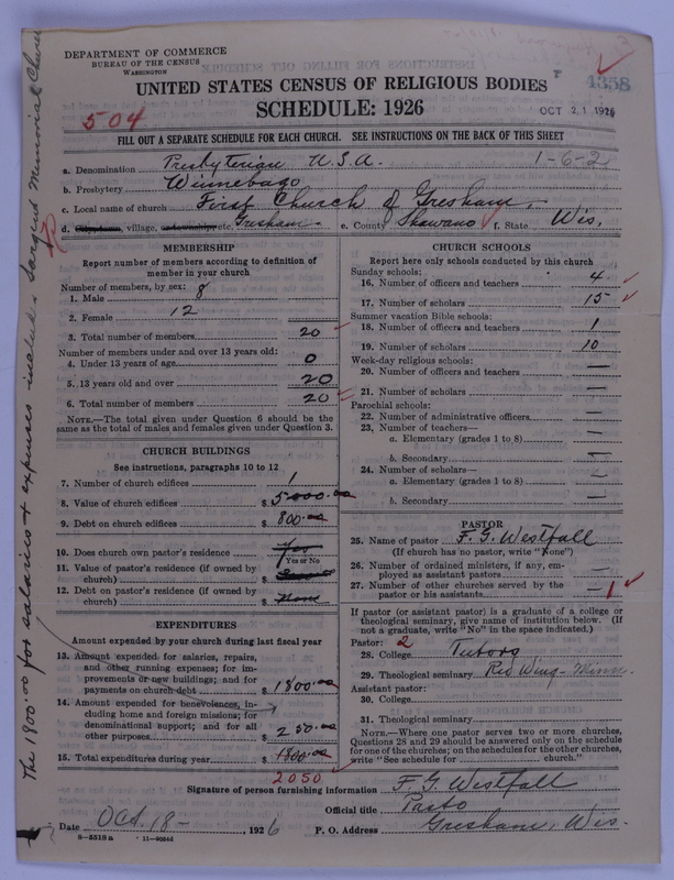 Scan of Presbyterian Church in the United States of America: 4358