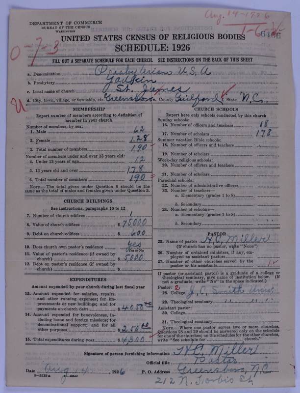 Scan of Presbyterian Church in the United States of America: 6456