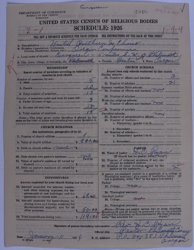 Scan of Church of the United Brethren in Christ: 2946