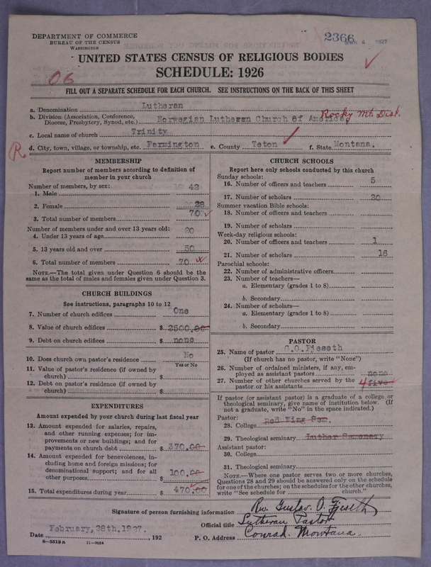 Scan of Norwegian Lutheran Church of America: 2366