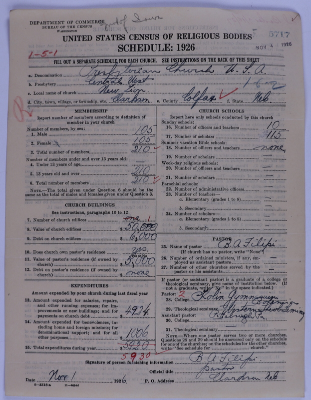 Scan of Presbyterian Church in the United States of America: 5717