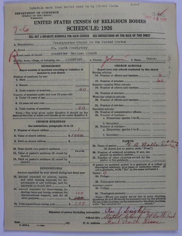 Scan of Presbyterian Church in the United States: 3293