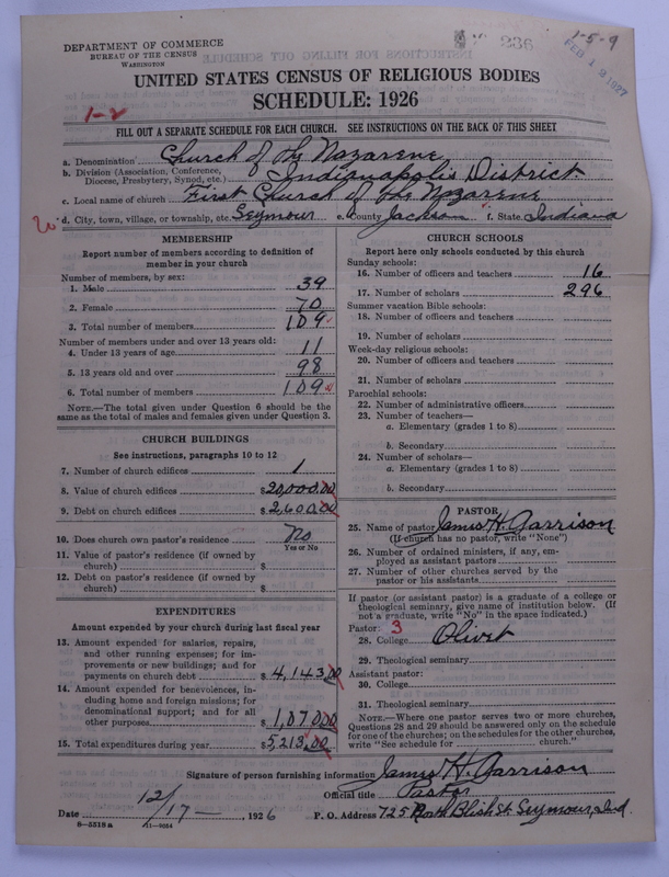 Scan of Church of the Nazarene: 236