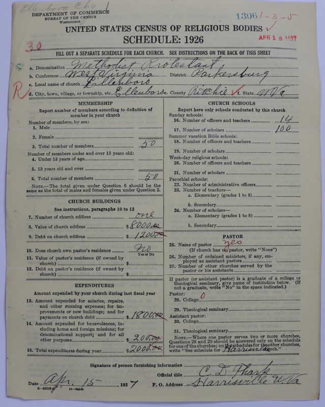 Scan of Methodist Protestant Church: 1306
