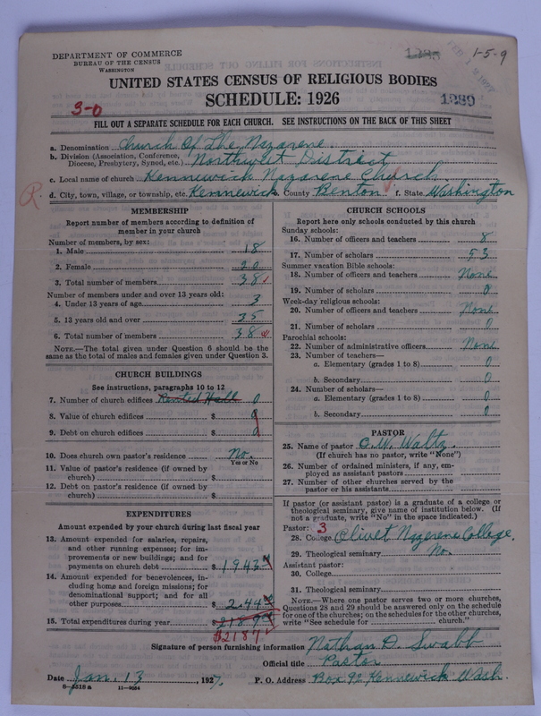 Scan of Church of the Nazarene: 1289