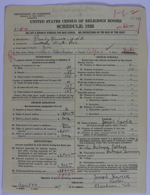 Scan of Presbyterian Church in the United States of America: 5716