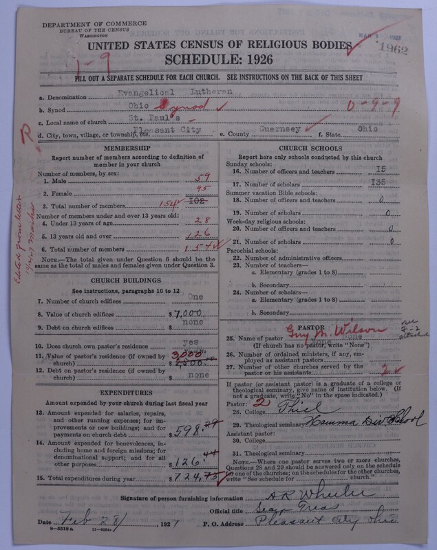 Scan of United Lutheran Church in America: 1962