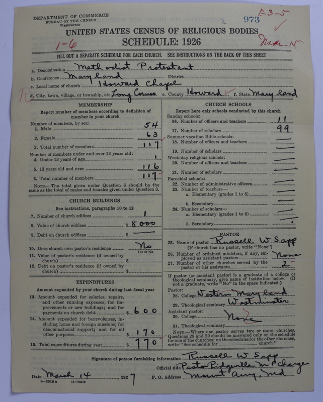 Scan of Methodist Protestant Church: 973