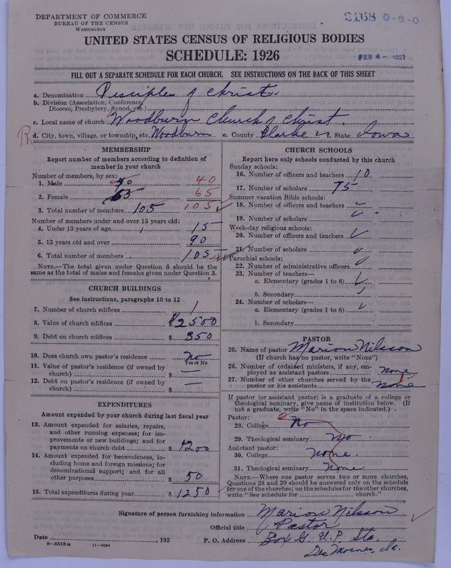 Scan of Disciples of Christ: 2168
